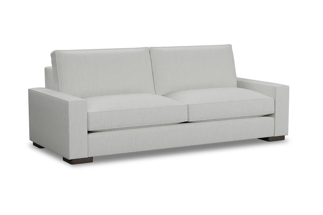 Edgewater Revenue White 96" Sofa W/ 2 Cushions