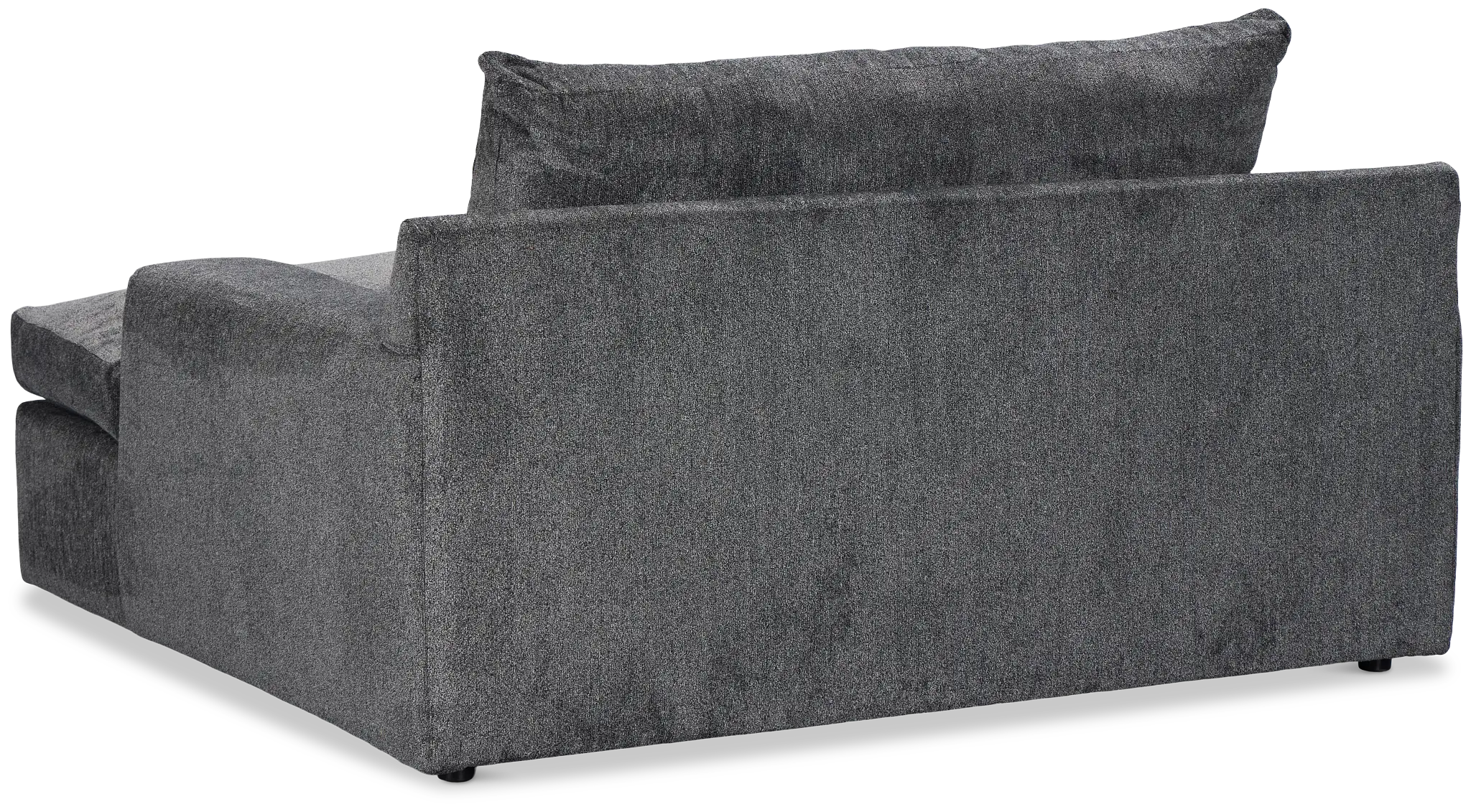 Stella Dark Gray Fabric Chaise Stella Dark Gray Fabric Chaise