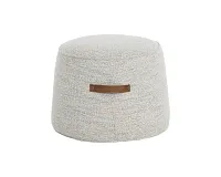 Jude Light Gray Fabric Accent Ottoman