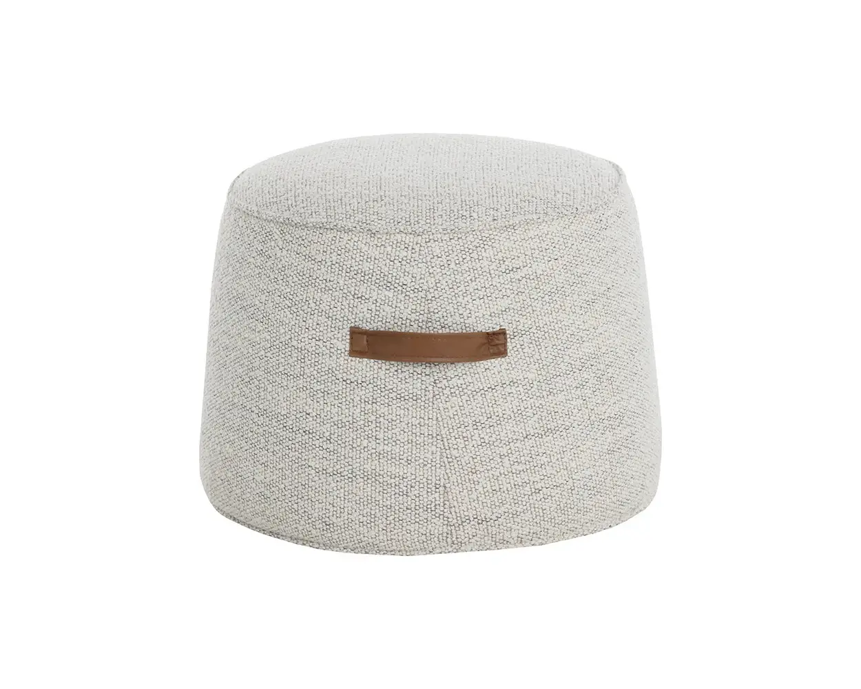 Jude Light Gray Fabric Accent Ottoman Jude Light Gray Fabric Accent Ottoman