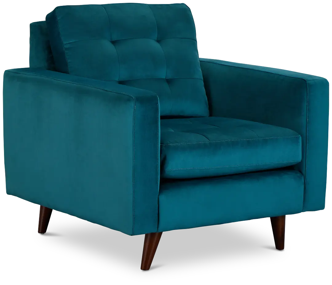 Mila Teal Velvet Chair Mila Teal Velvet Chair