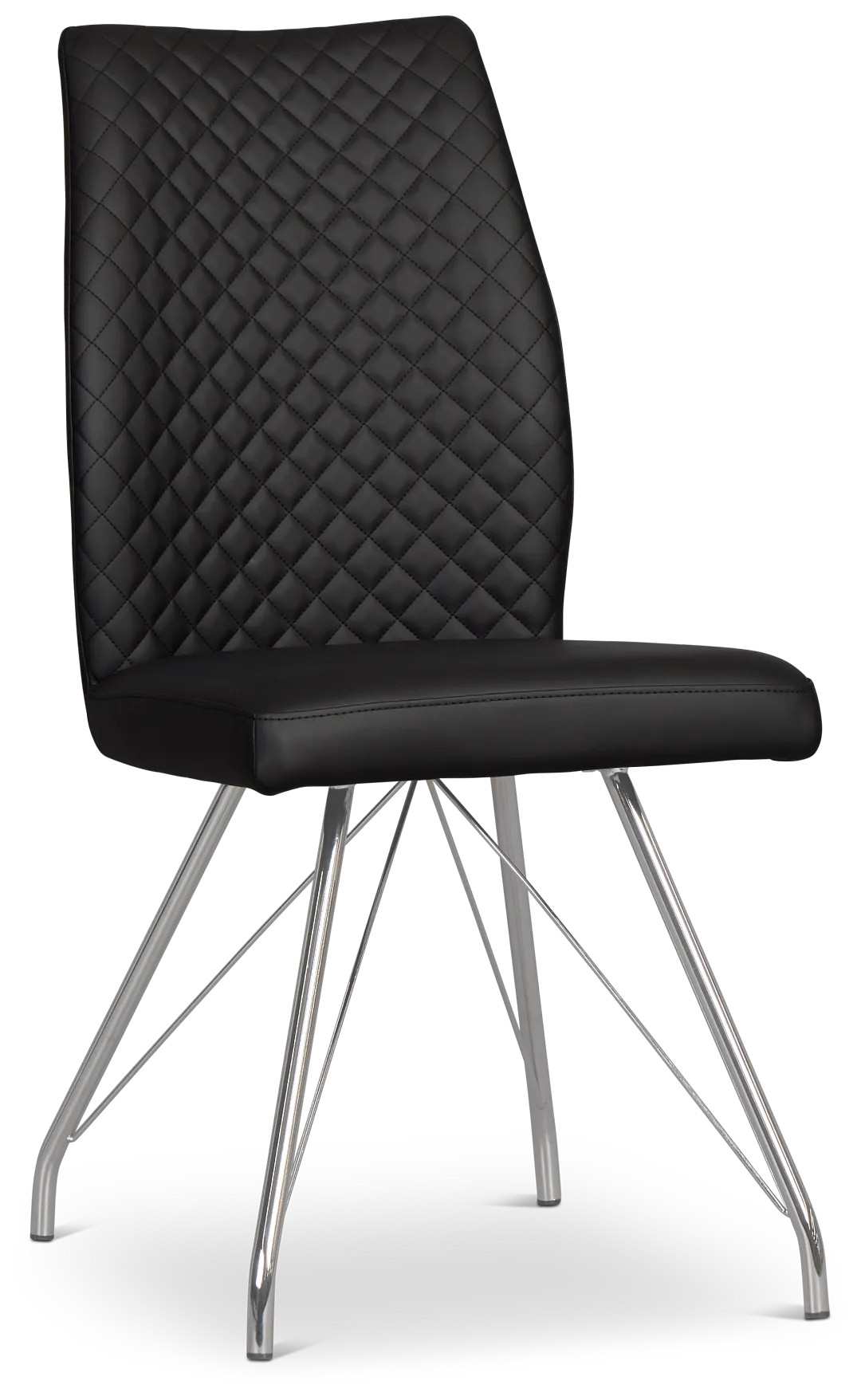 Lima Black Upholstered Side Chair