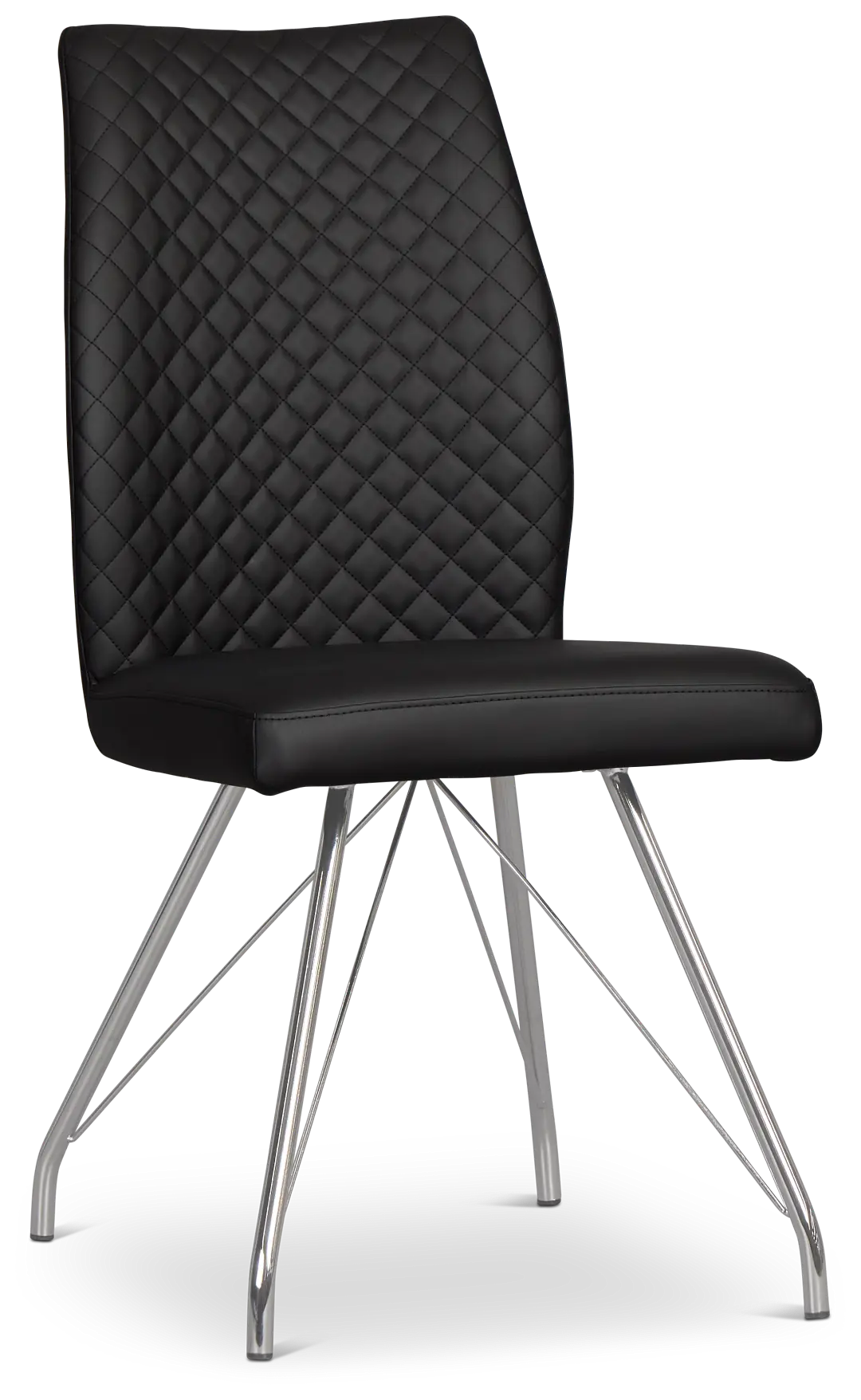 Lima Black Upholstered Side Chair Lima Black Upholstered Side Chair