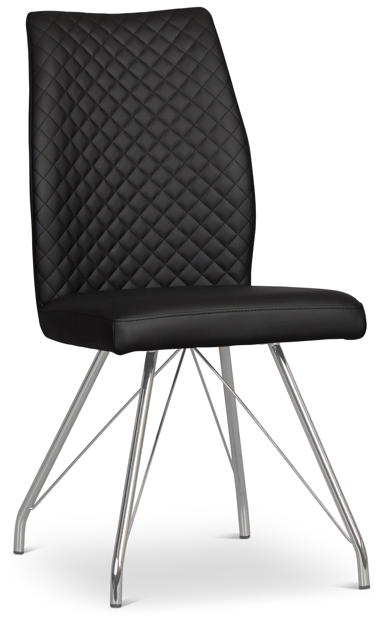 Lima Black Upholstered Side Chair Lima Black Upholstered Side Chair