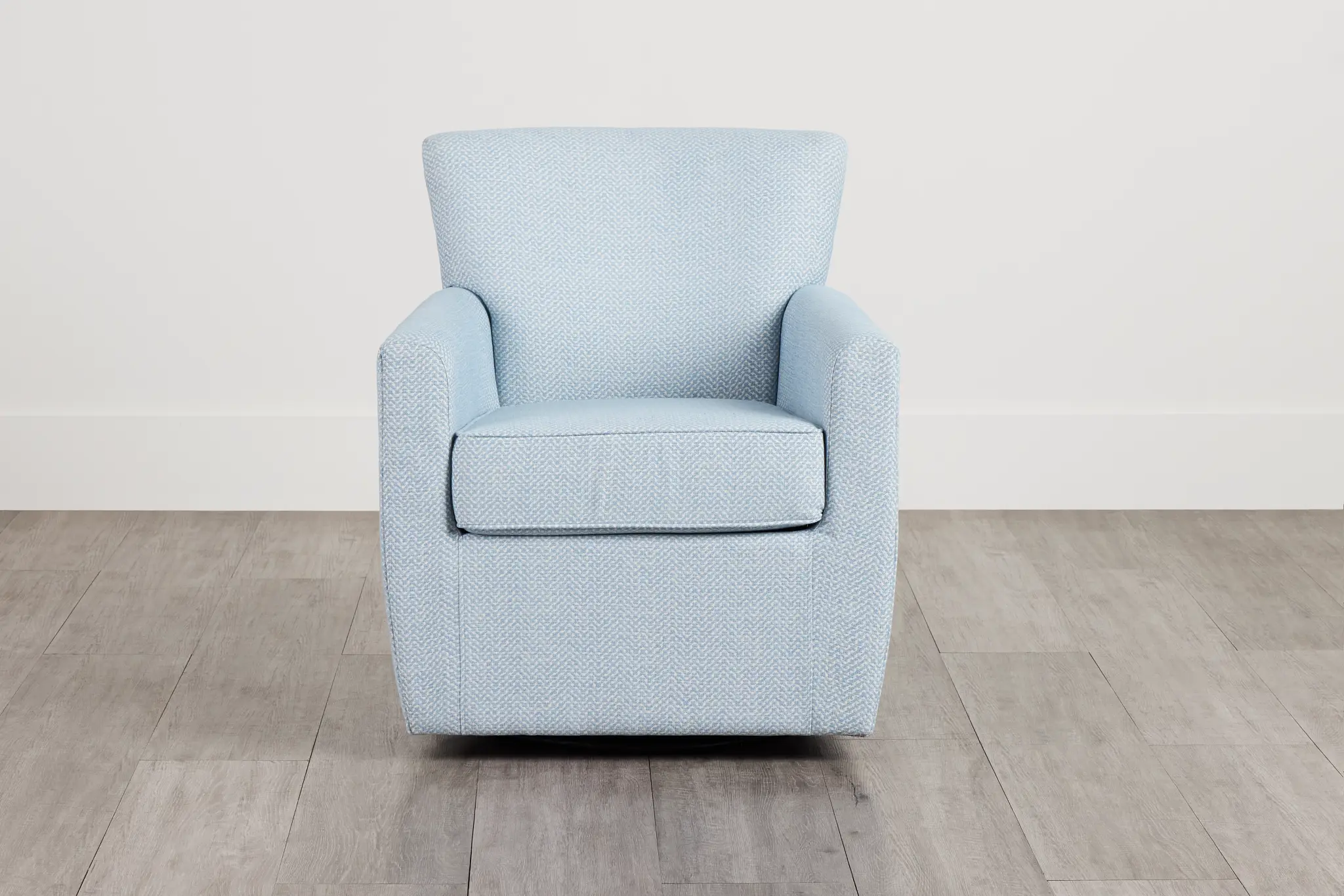 Harley Light Blue Fabric Swivel Accent Chair Harley Light Blue Fabric Swivel Accent Chair