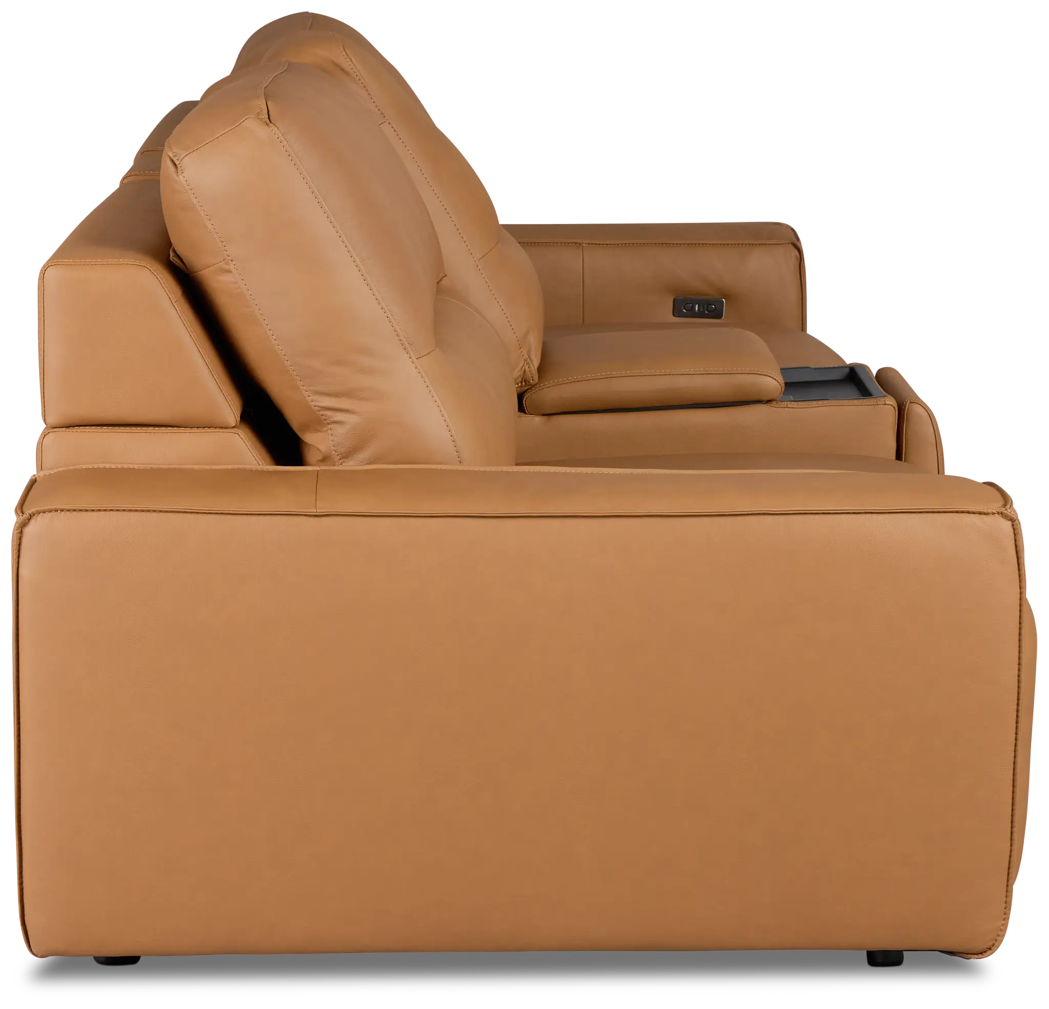 Rudy Brown Lthr/vinyl Power Extension Chaise Console Loveseat Rudy Brown Lthr/vinyl Power Extension Chaise Console Loveseat