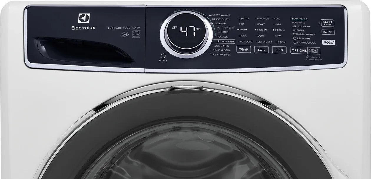 Electrolux 7537 Series White Front Load Washer