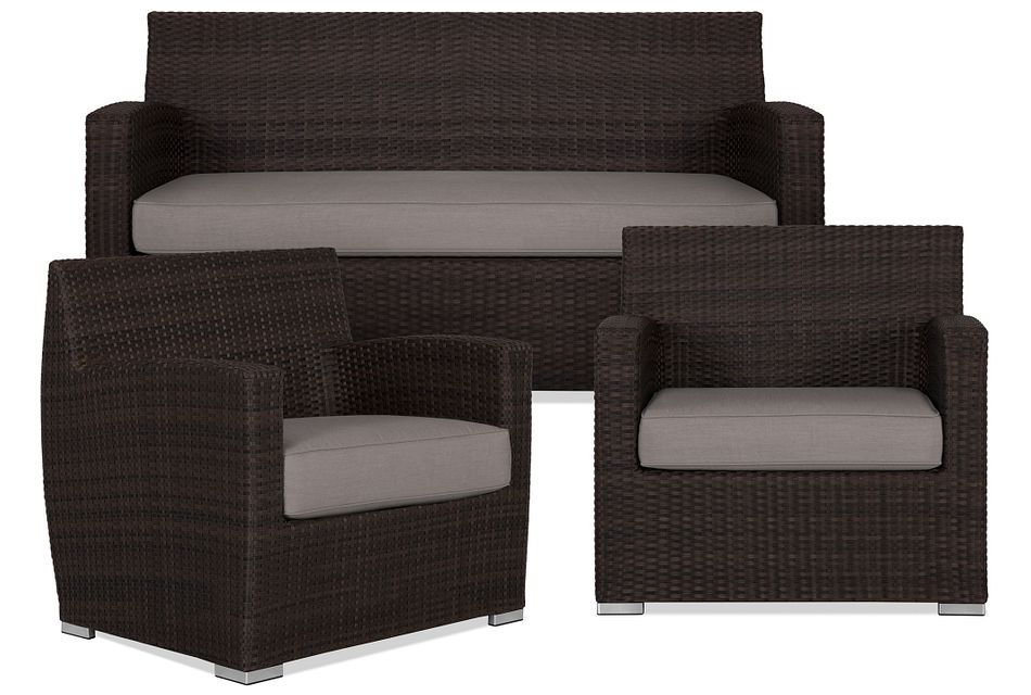 Grate GRAY Outdoor Living Room Set