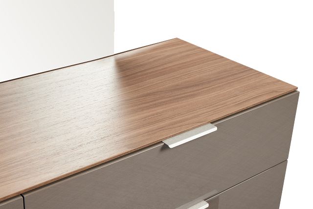 Palermo Two-tone Dresser & Mirror