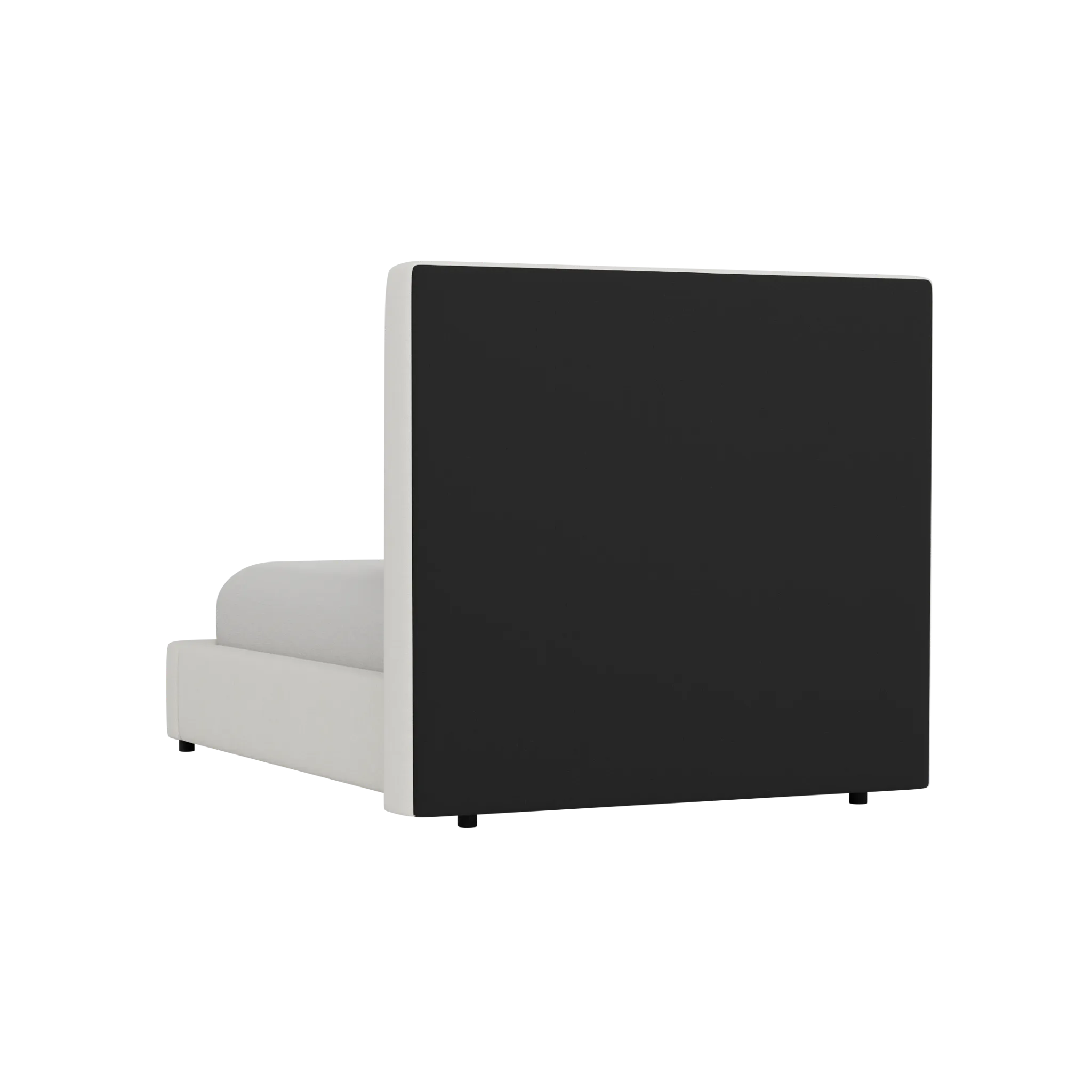 Grayton Elite Ivory 54" Upholstered Platform Bed