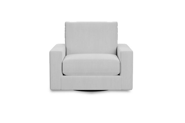Edgewater Delray White Swivel Chair