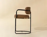 Stark Brown 24" Upholstered Barstool