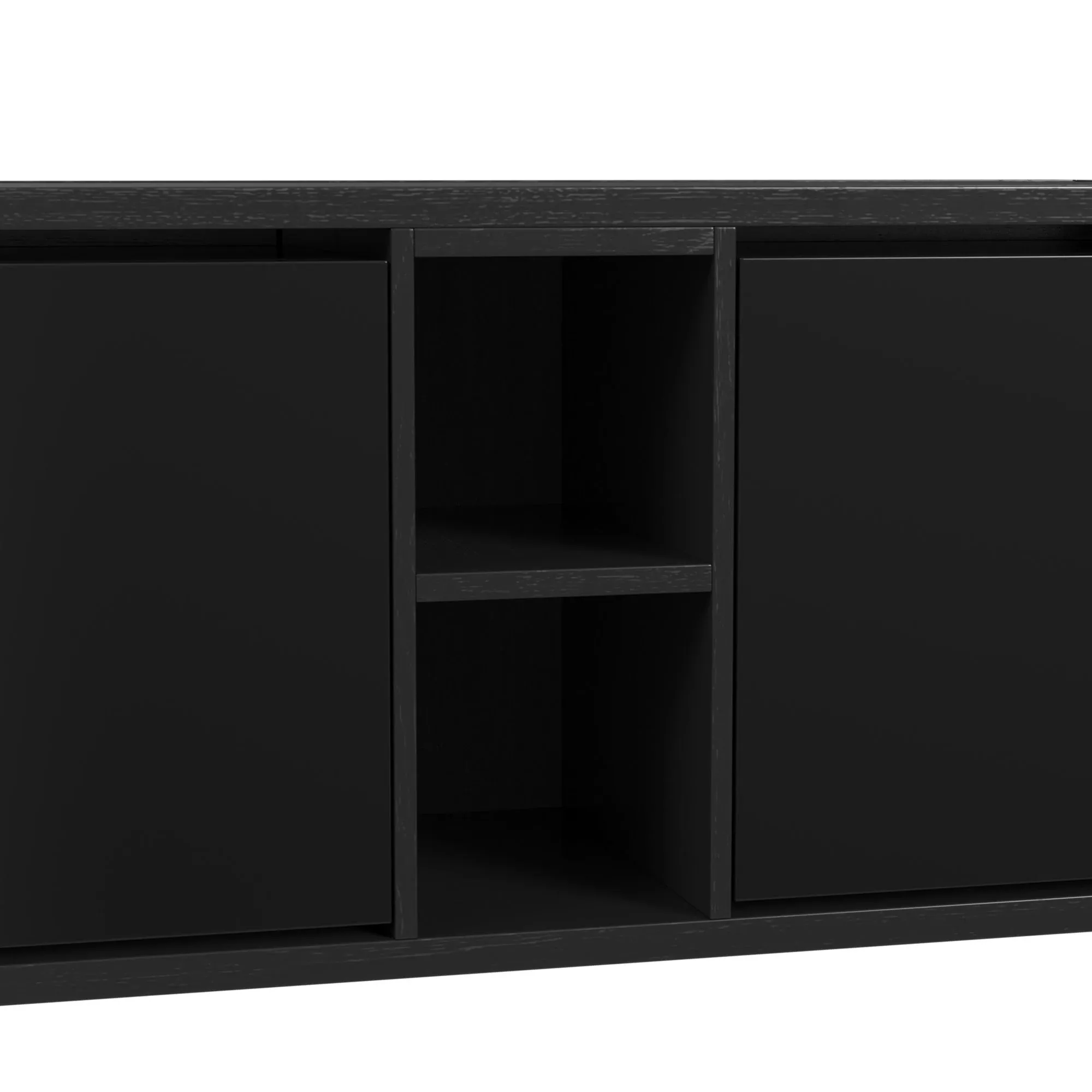 Rupin Black Fridge Rectangular Coffee Table