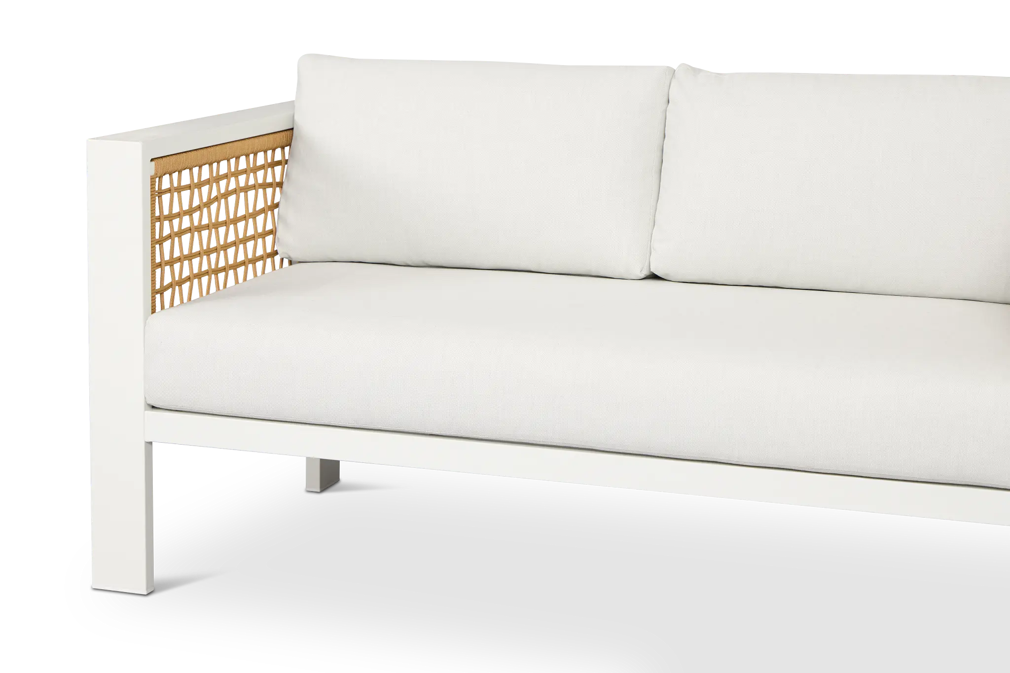 Sunrise White Sofa Sunrise White Sofa