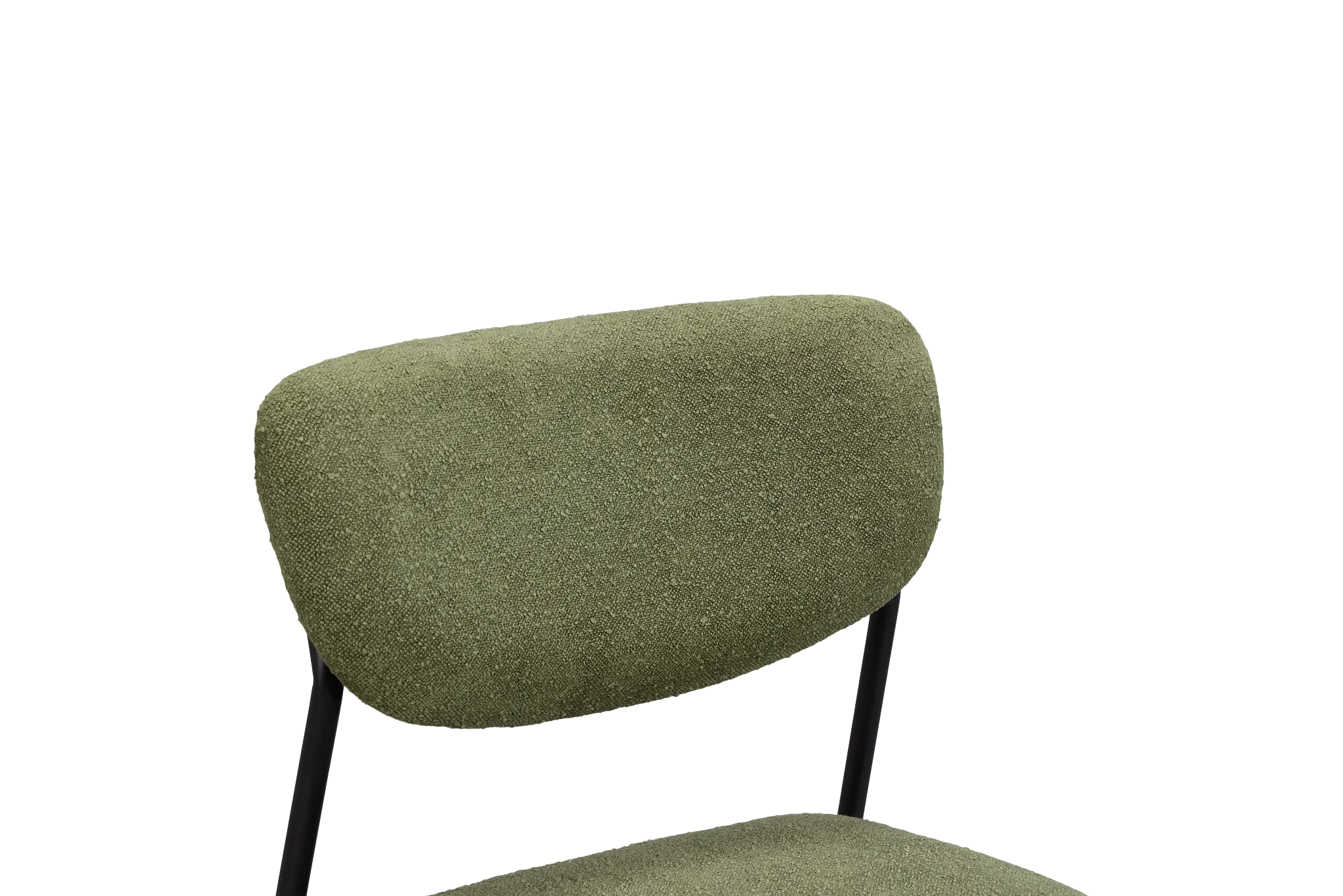 Lynden Green Metal Upholstered Side Chair