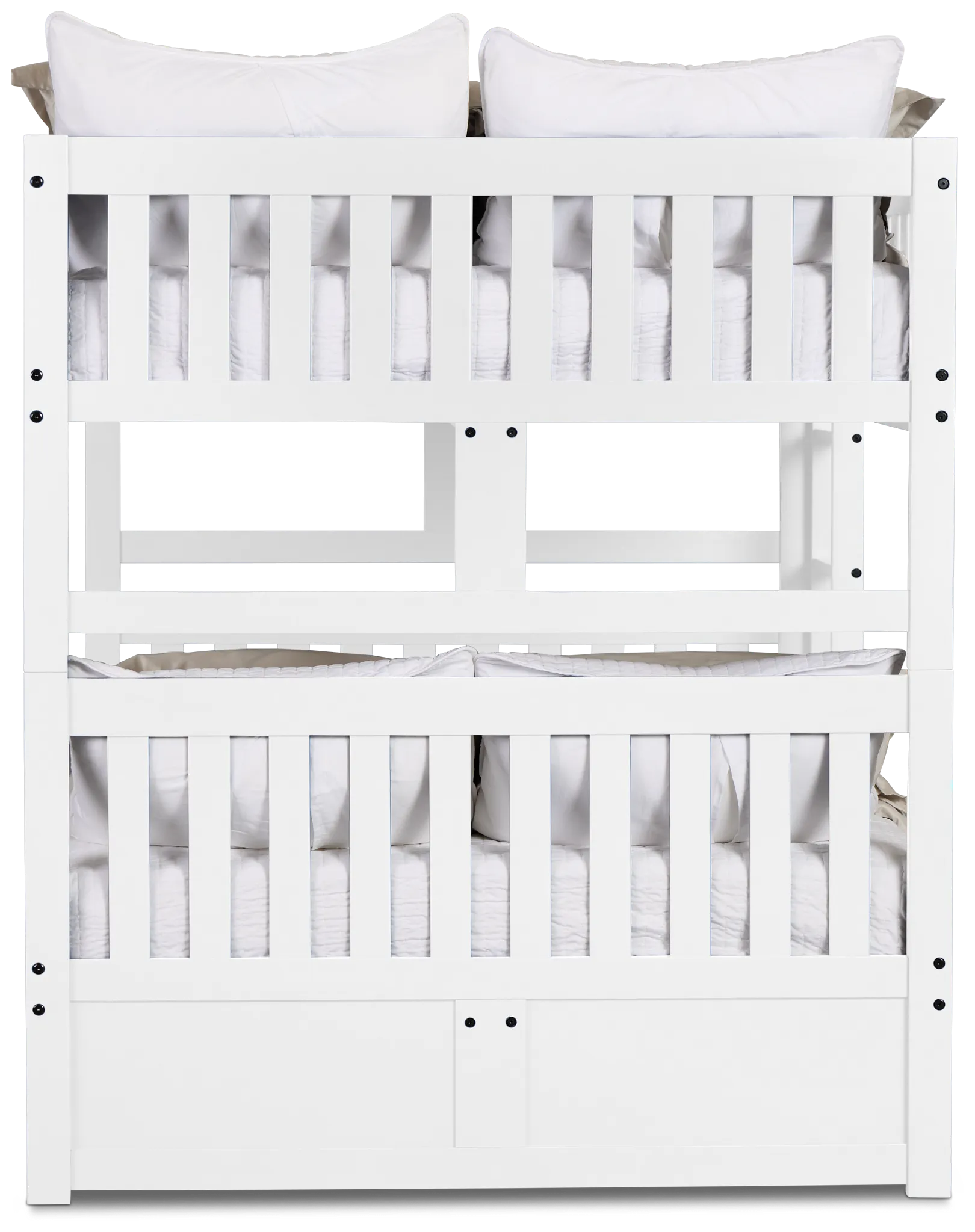 Charleston White Storage Bunk Bed