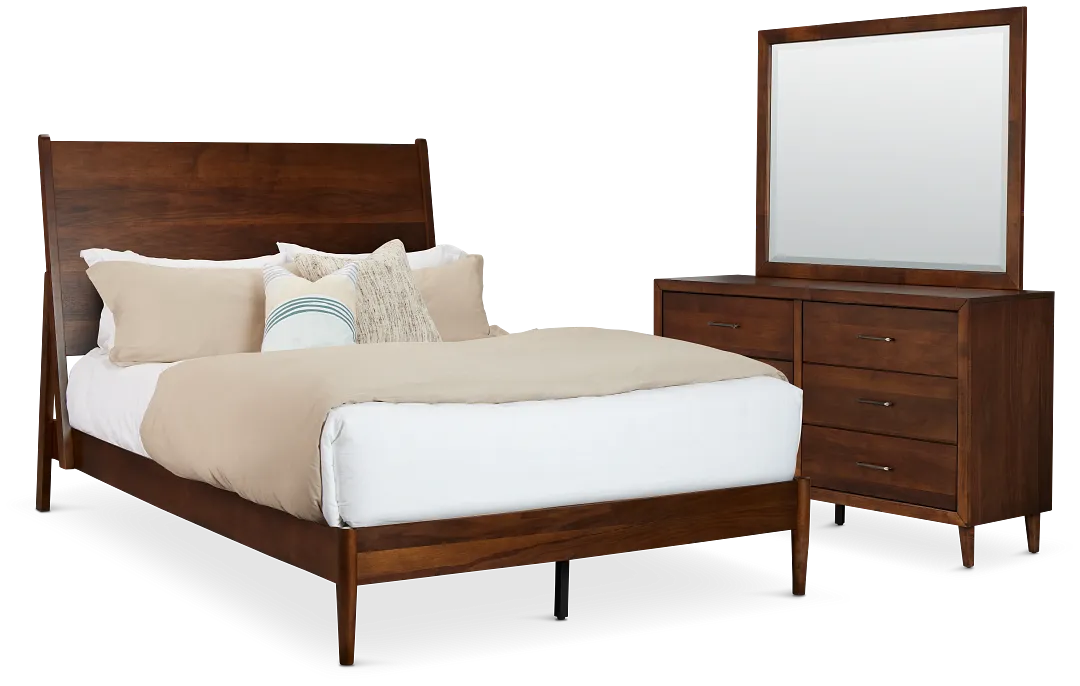 Palmdale Dark Tone Platform Bedroom