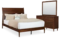 Palmdale Dark Tone Platform Bedroom
