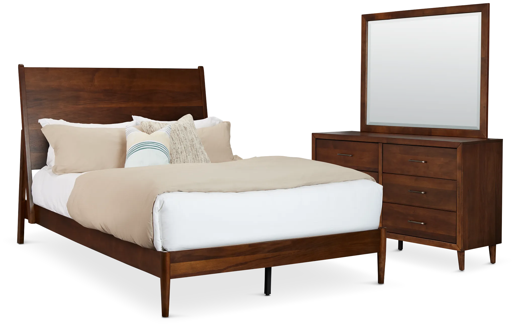 Palmdale Dark Tone Platform Bedroom