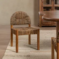 Sunset Mid Tone Set Of 2 Woven Side Chair