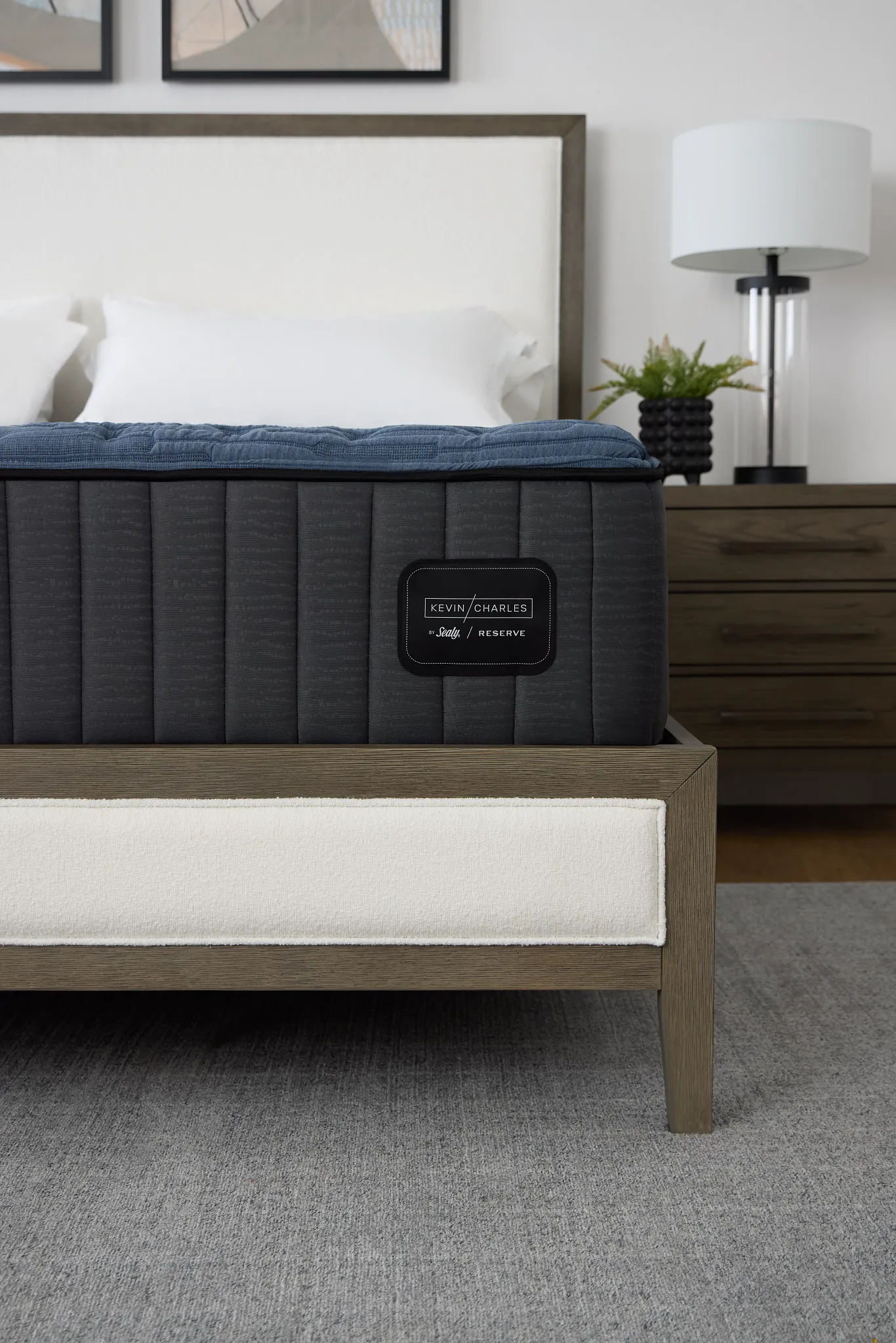 Kevin Charles By Sealy Reserve Lux 13.5" Firm Tight Top Mattress