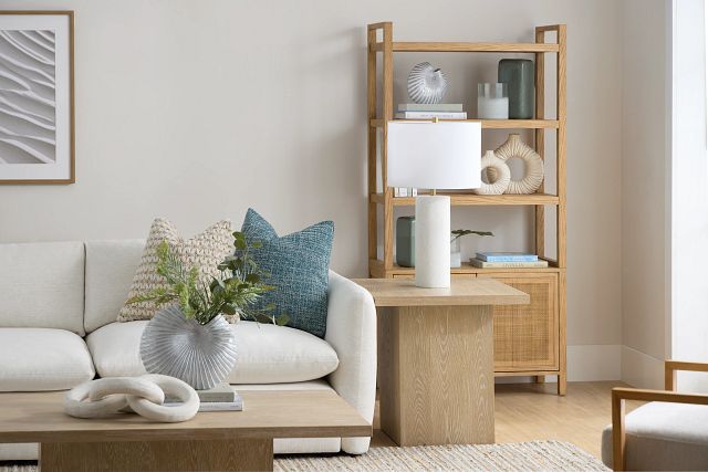 Boca Grande Light Tone Chairside Table