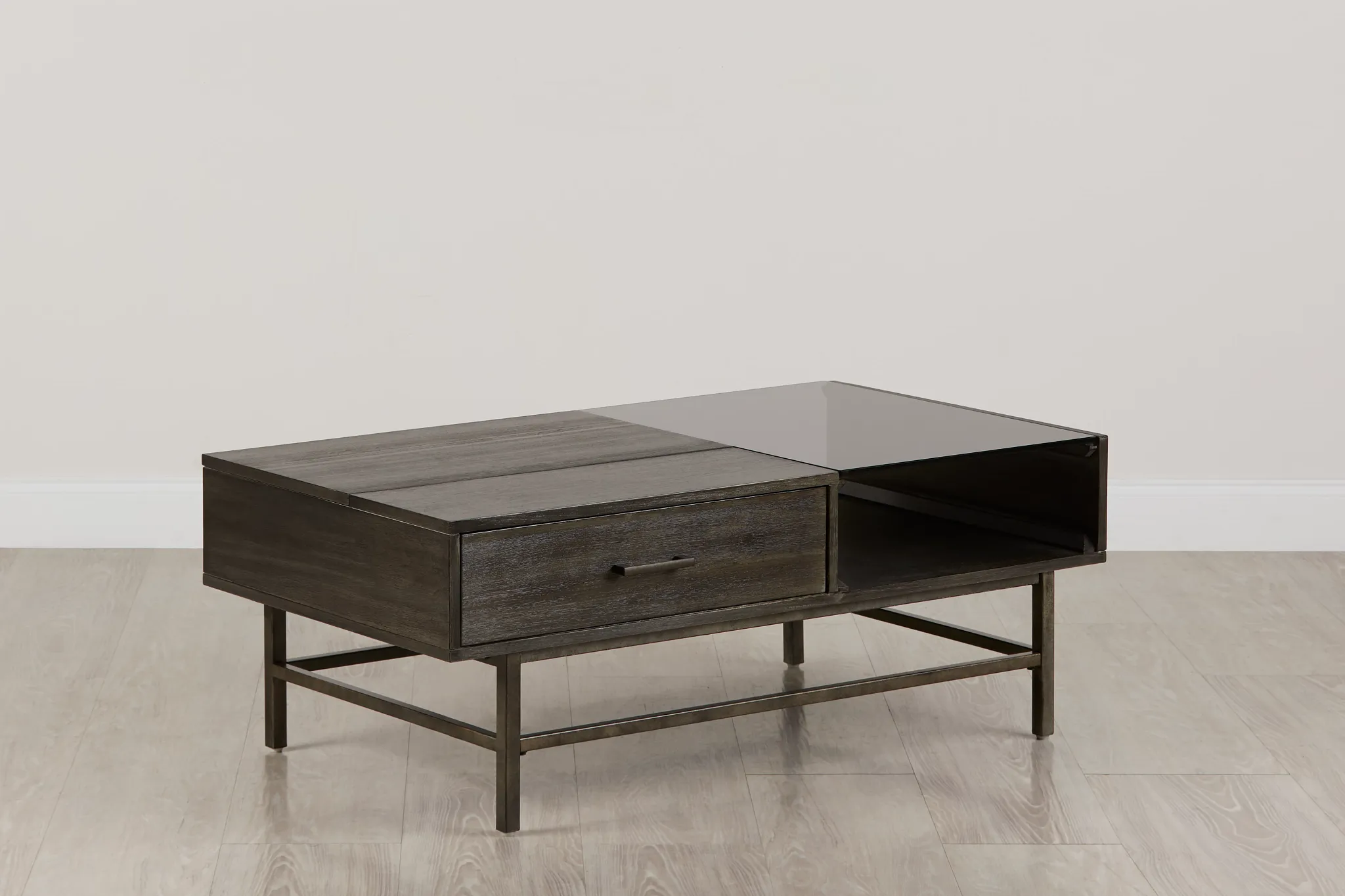 Fulton Dark Tone Wood Lift Coffee Table