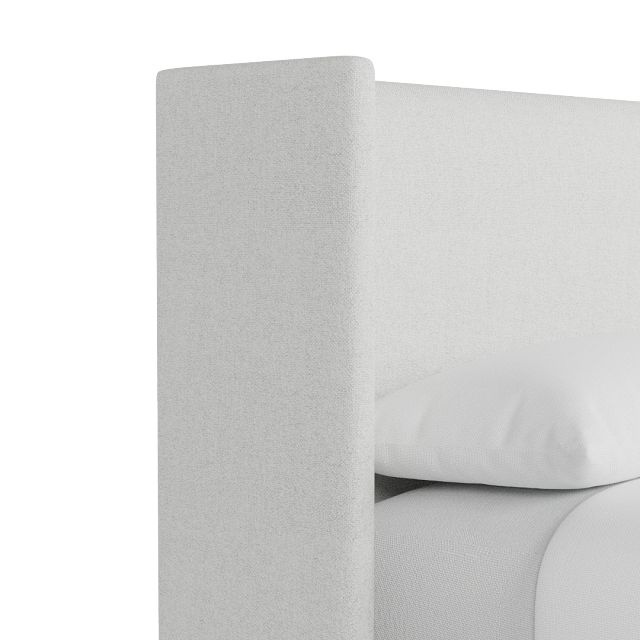 Captiva Elite Ivory 48" Upholstered Shelter Bed