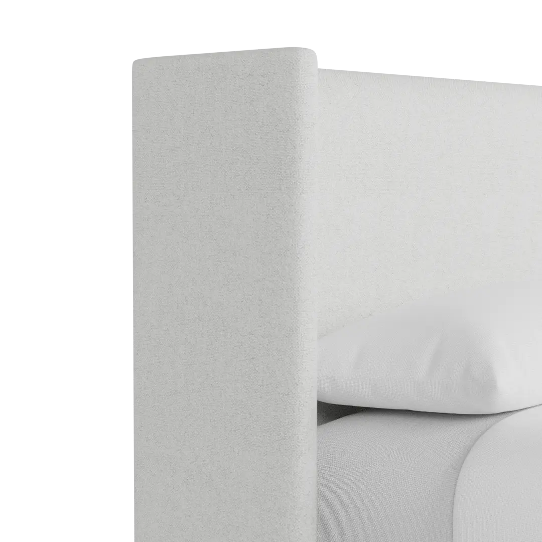 Captiva Elite Ivory 48" Upholstered Shelter Bed Captiva Elite Ivory 48" Upholstered Shelter Bed