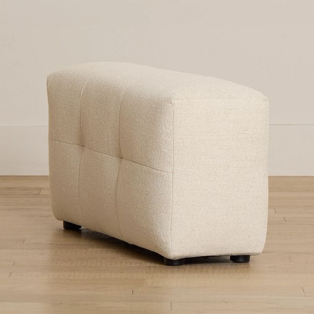 Remi Light Beige Fabric Arm