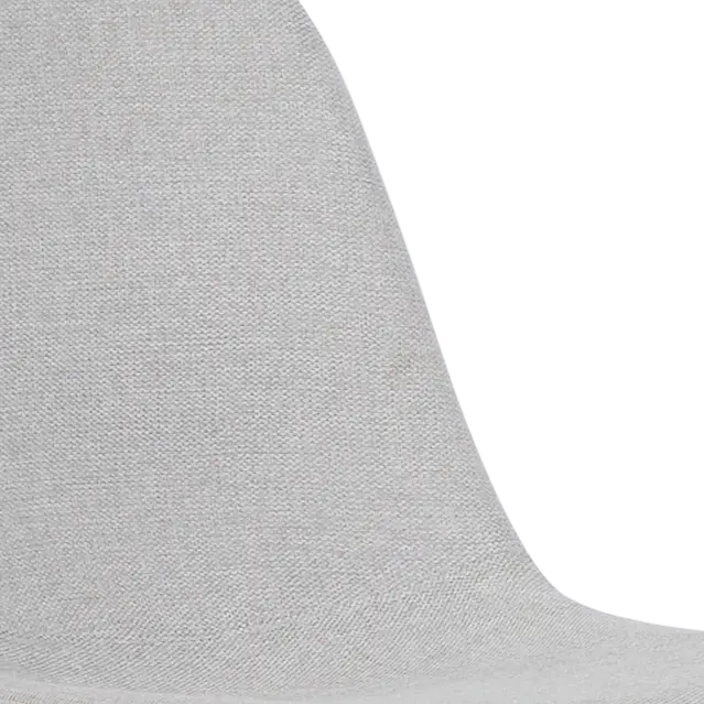 Havana Light Gray Upholstered Side Chair W/ Black Legs Havana Light Gray Upholstered Side Chair W/ Black Legs