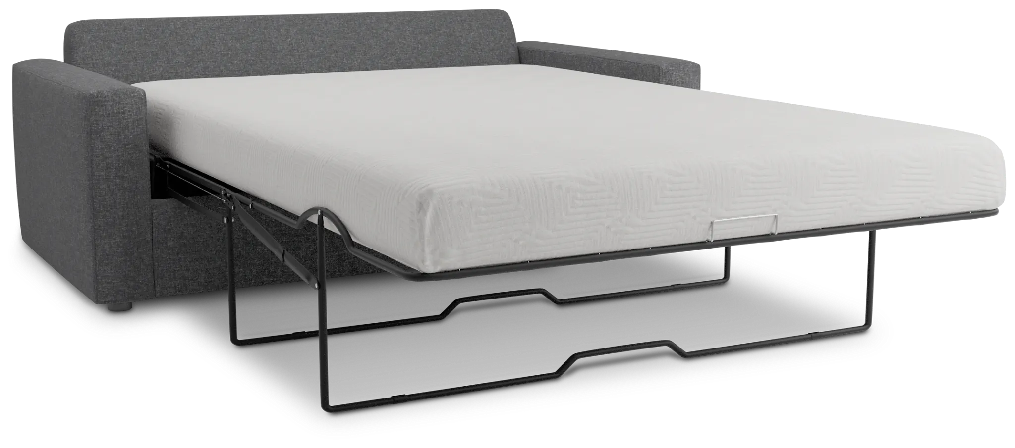 Siesta Delray Dark Gray Fabric Cooling Memory Foam Sleeper
