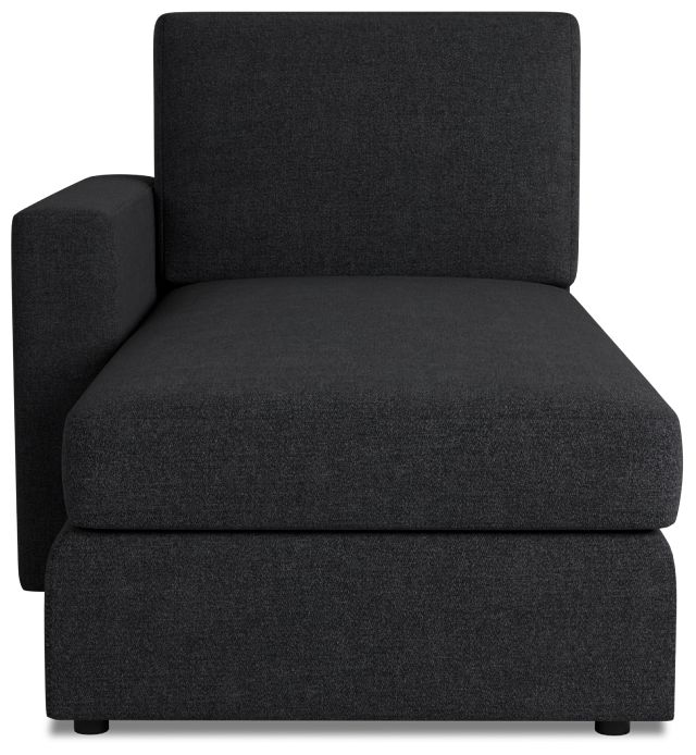 Citymod Dark Gray Fabric Left Chaise