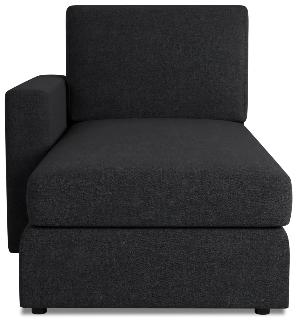 Citymod Dark Gray Fabric Left Chaise Citymod Dark Gray Fabric Left Chaise