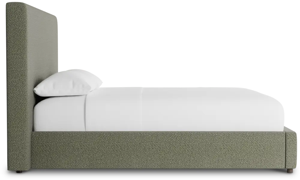 Grayton Sutton Green 54" Upholstered Platform Bed Grayton Sutton Green 54" Upholstered Platform Bed