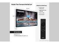 Samsung The Terrace Partial Sun Neo 4k Smart Tv 85" Neo Qled Smart Tv
