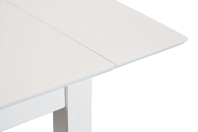 Woodstock White Drop Leaf High Dining Table