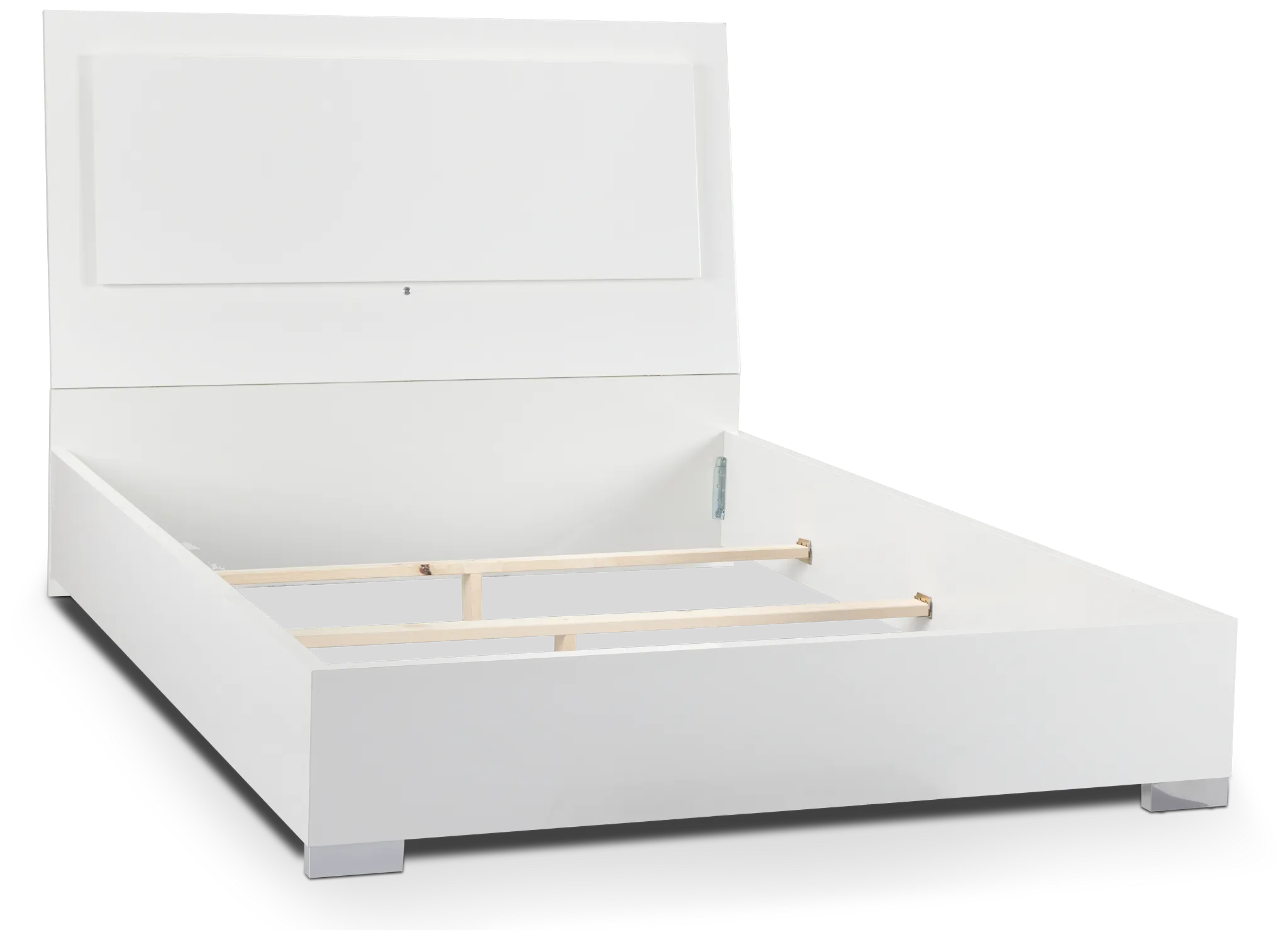Verona White Platform Bed