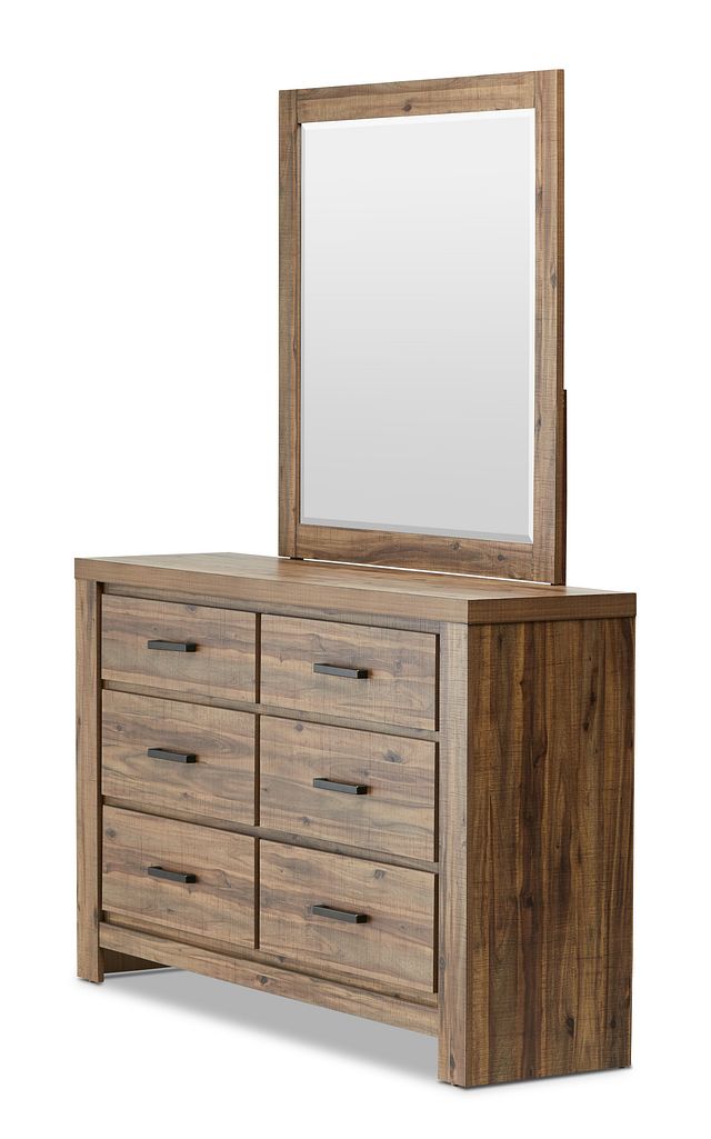 Forest Light Tone Dresser & Mirror (1)