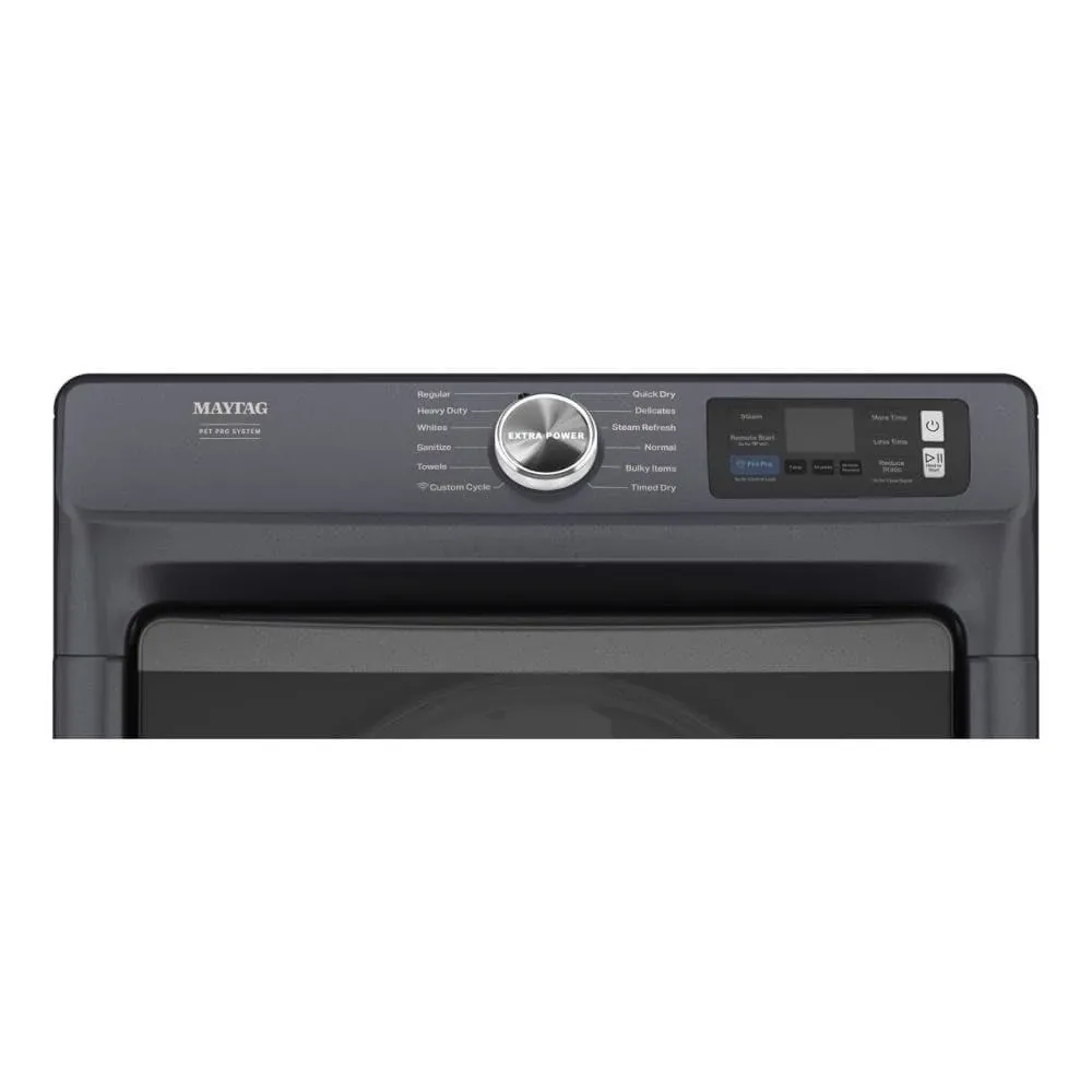 Maytag 7020rf Smart Pet Pro Black Front Load Gas Dryer