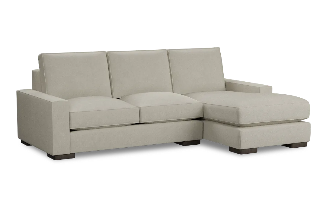 Edgewater Suave Beige Right Chaise Sectional