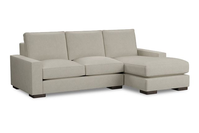 Edgewater Suave Beige Right Chaise Sectional