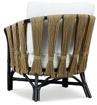 Curta Black Accent Chair