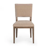 Elena Beige Set Of 2 Upholstered Side Chair