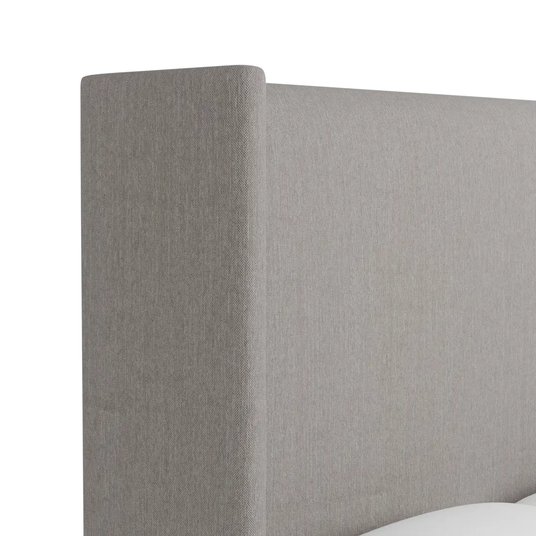 Captiva Peyton Gray 60" Upholstered Shelter Bed Captiva Peyton Gray 60" Upholstered Shelter Bed