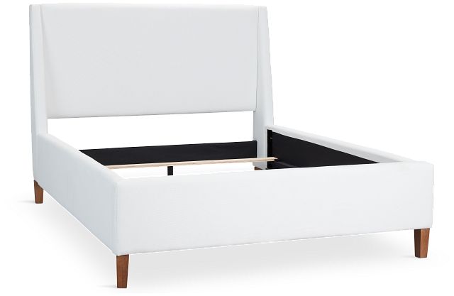 Provo White Uph Panel Bed