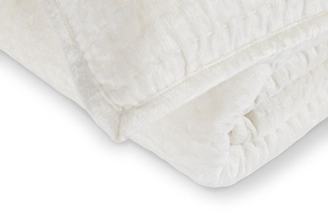 Barin White Coverlet Set