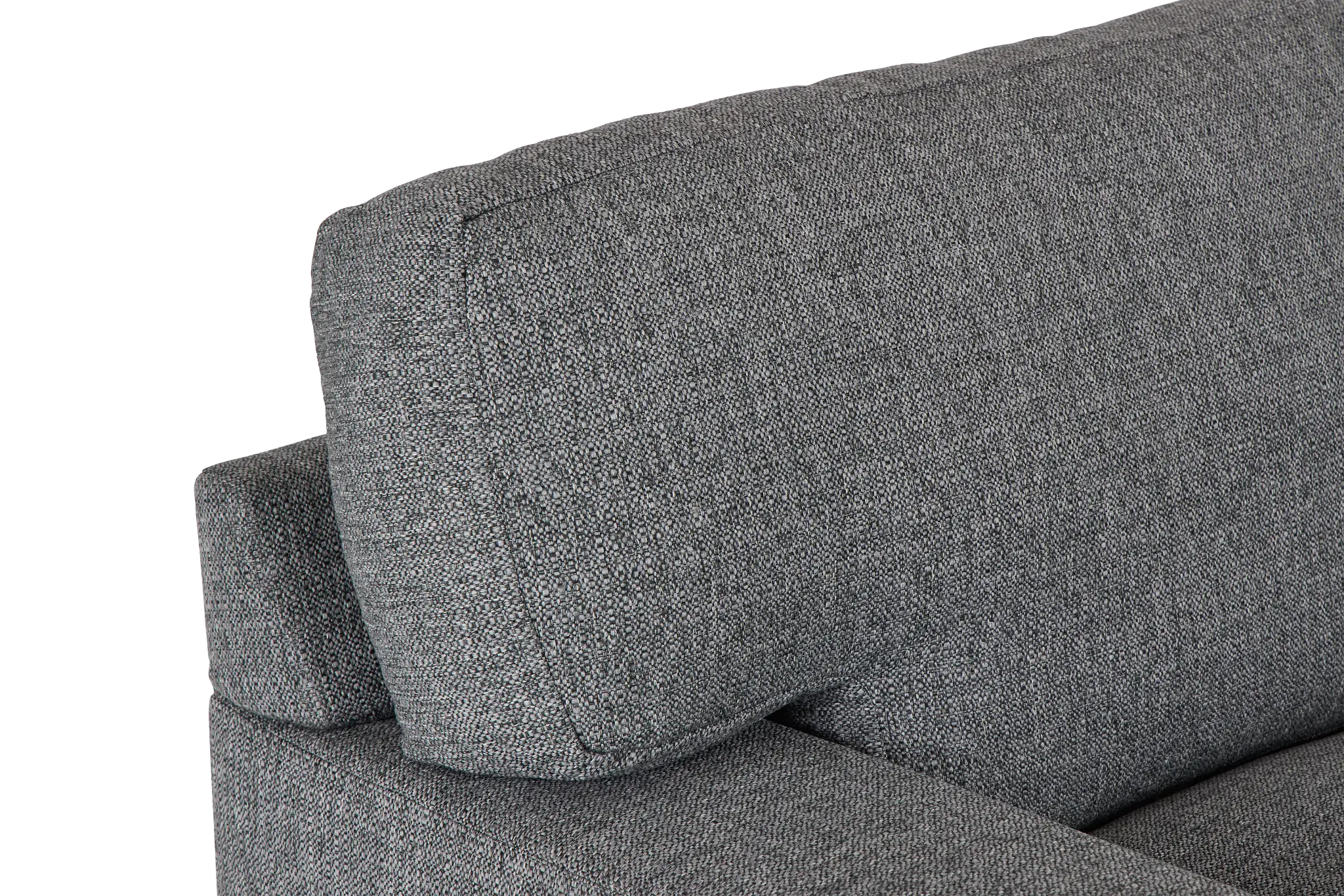 Veronica Dark Gray Down Small Right Bumper Sectional Veronica Dark Gray Down Small Right Bumper Sectional