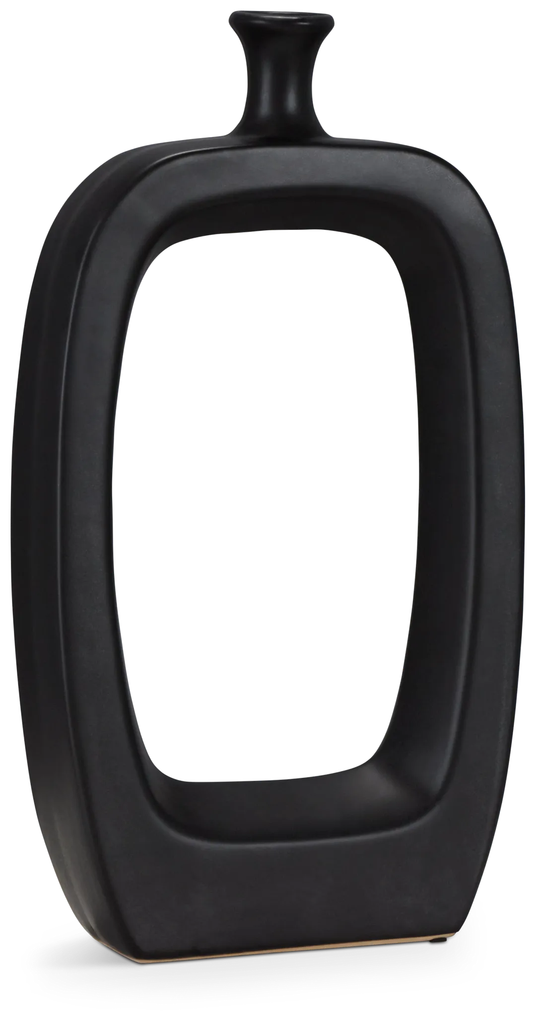 Dewey Black Large Vase