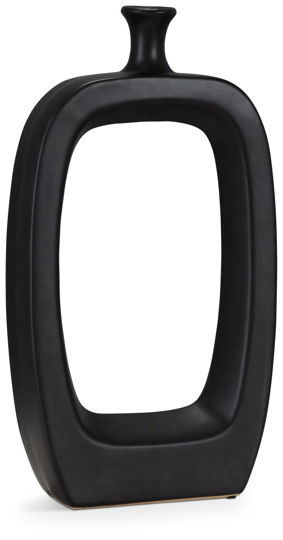 Dewey Black Large Vase